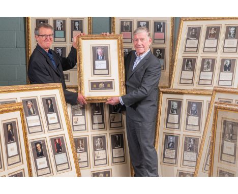 * British Prime Ministers. A complete and professionally presented collection of all 55 autographs British prime ministers fr