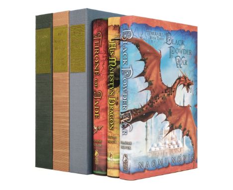 Novik (Naomi). Temeraire: Book One, His Majesty's Dragons; Throne of Jade; Black Powder War, Burton, MI: Subterranean Press, 