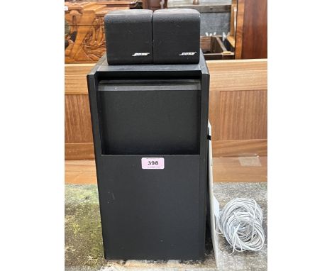 A Bose Acoustimass 3 Series III speaker system.