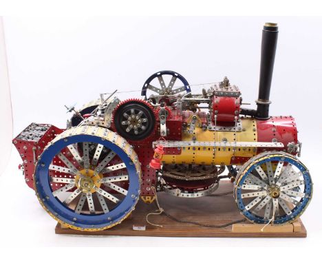 A very well made 1/8th scale model of a Fowler BB1 Class Ploughing Engine, built from measurements and photographs of the two