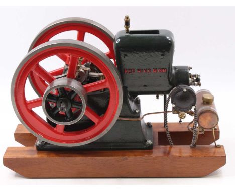 A 5 horse power Red Wing Motor Co 'Hit and Miss' 1/4 scale petrol engine, this quarter scale model runs on petrol and uses a 