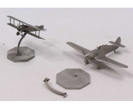 Two Franklin Mint Aircraft Models To Include Hawker Hurricane Mk1 And Sopwith Camel F1 Both Housed in Delivery Boxes With Foa