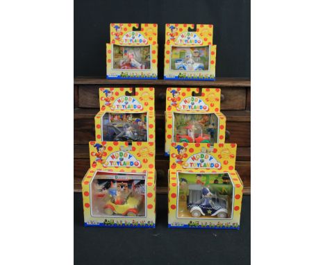 Lledo The Collectors Choice Noddy Toyland complete set of six diecast models to include Noddy's car, Mr. Plod's police car, M