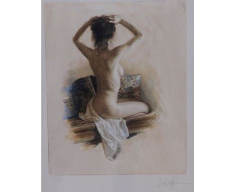Douglas Hofmannsigned limited edition giclee print'Study for Interlude'no. 59/95, framed, with certificate11 x 9in.