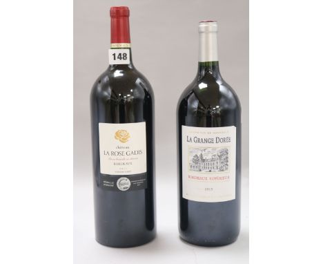 A Magnum of Chateau La Rose Gadis Bordeaux and a magnum of La Guange Doree Bordeaux