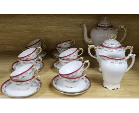 A Limoges part tea service