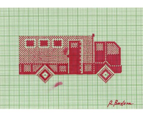 
	
		Rufina Bazolva
		Bloody 'Autozak'
		Marker on Paper
		Signed on Front and Verso
		10 x 15cm (3¾ x 5¾ in.)
		About
		Rufi
