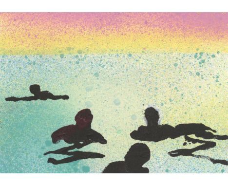 
	
		Sadie Tierney
		Swimming Women IX
		Spray Paint/Screen Print on Paper
		Signed on Verso
		10 x 15cm (3¾ x 5¾ in.)
		Abou