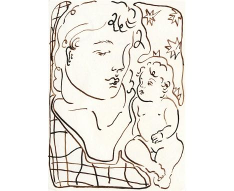 Ruby Bateman Mothering Love Ink on Paper Signed on Verso 15 x 10cm (5¾ x 3¾ in.)
About
Ruby Bateman is a visual artist, worki