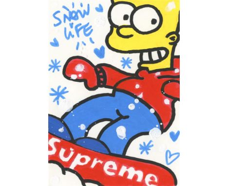 
	
		Johanne8
		Snow Life
		Acrylic and Posca Painting on Paper
		Signed on Verso
		15 x 10cm (5¾ x 3¾ in.)
		About
		Born in