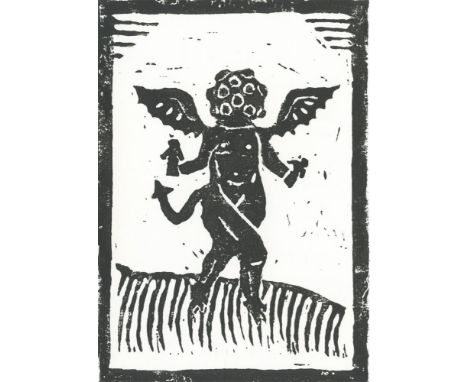 
	
		Beth Waite
		Willendorf - Devil
		Lino Print on Paper
		Signed on Verso
		15 x 10cm (5¾ x 3¾ in.)
		About
		Beth Waite (