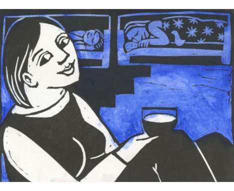 
	
		Anita Klein
		After Bedtime
		Linocut and Acrylic on Paper
		Signed on Verso
		10 x 15cm (3¾ x 5¾ in.)
		About
		Anita K
