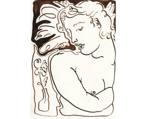 Ruby Bateman Self Love Ink on Paper Signed on Verso 15 x 10cm (5¾ x 3¾ in.)
About
Ruby Bateman is a visual artist, working an