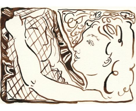 Ruby Bateman The Love of Making Ink on Paper Signed on Verso 10 x 15cm (3¾ x 5¾ in.)
About
Ruby Bateman is a visual artist, w