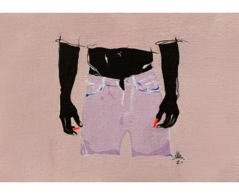 
	
		Mekia Machine
		Open Fly w/ Red Hot Nails
		Acrylic, Gouache and Flashe on Paper
		Signed on Verso
		10 x 15cm (3¾ x 5¾ 