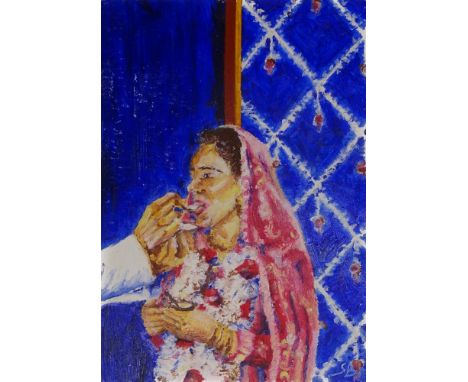 
	
		Sophia Bharmal
		Sustained 2
		Oil Pastel on Paper
		Signed on Verso
		15 x 10cm (5¾ x 3¾ in.)
		About
		Sophia Bharmal 