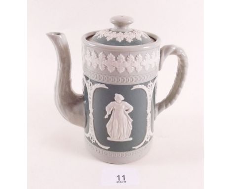 A small Dudson stoneware coffee pot - 14cm