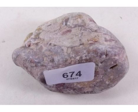 A jade boulder 