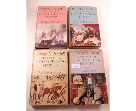 A History of the English Speaking People, first edition by Winston Churchill