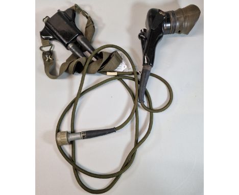 Larkspur Commander's hand held microphone with webbing and chest piece. (B.P. 21% + VAT)