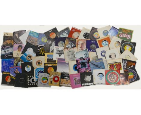 A collection of 70's and 80's 45's singles to include Michael Jackson, The Police, Adam and the Ants, The Hollies, The Undert