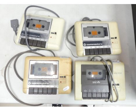 Three Datassette Units to include one boxed Commodore C2N Datassette Unit Model 1530 together with two unboxed examples and B