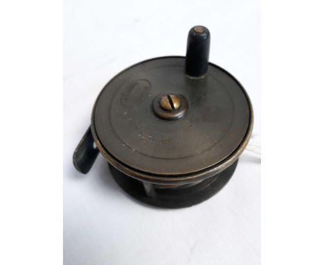  Sale Item:    J.S SHARPE ABERDEEN BRASS REEL   Vat Status:   No Vat   Buyers Premium:  This lot is subject to a Buyers Premi