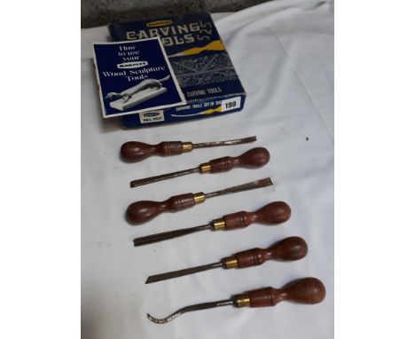  Sale Item:    MARPLES No 152 CARVING TOOLS   Vat Status:   No Vat   Buyers Premium:  This lot is subject to a Buyers Premium