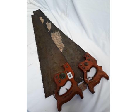  Sale Item:    2 SPEAR &amp; JACKSON SAWS   Vat Status:   No Vat   Buyers Premium:  This lot is subject to a Buyers Premium o