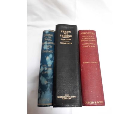  Sale Item:    3 AGRICULTURAL BOOKS -(AF)   Vat Status:   No Vat   Buyers Premium:  This lot is subject to a Buyers Premium o
