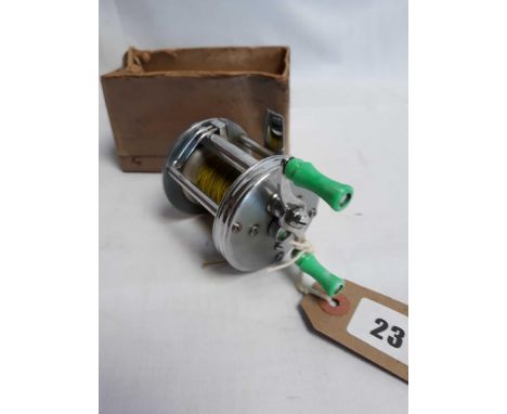  Sale Item:    RECORD SWEDEN No 1600 SPINNING REEL  Vat Status:   No Vat   Buyers Premium:  This lot is subject to a Buyers P