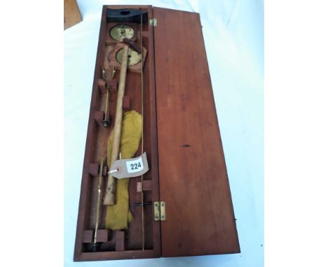  Sale Item:    J.R GREGORY &amp; CO LONDON CASED GEOLOGISTS BALANCE  Vat Status:   No Vat   Buyers Premium:  This lot is subj