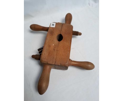  Sale Item:    BEECH WHEELWRIGHT SPOKE PLANE (AF)  Vat Status:   No Vat   Buyers Premium:  This lot is subject to a Buyers Pr