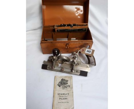  Sale Item:    STANLEY No45 COMBINATION PLANE   Vat Status:   No Vat   Buyers Premium:  This lot is subject to a Buyers Premi