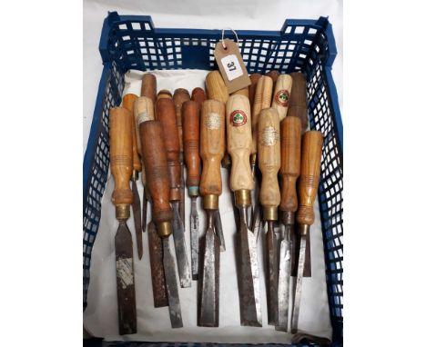  Sale Item:    BOX OF CHISELS - (AF)   Vat Status:   No Vat   Buyers Premium:  This lot is subject to a Buyers Premium of 15%