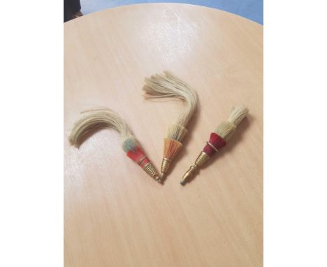  Sale Item:    3 BRASS HORSE PLUMES   Vat Status:   No Vat   Buyers Premium:  This lot is subject to a Buyers Premium of 15% 
