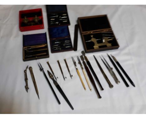  Sale Item:    VARIOUS CASED &amp; LOOSE MEASURES &amp; DRAWING TOOLS  Vat Status:   No Vat   Buyers Premium:  This lot is su