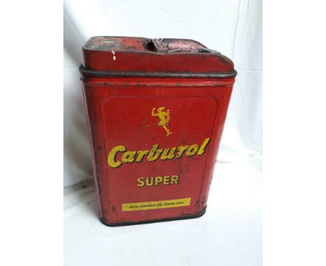  Sale Item:    CARBUROL OIL CAN   Vat Status:   No Vat   Buyers Premium:  This lot is subject to a Buyers Premium of 15% + Va