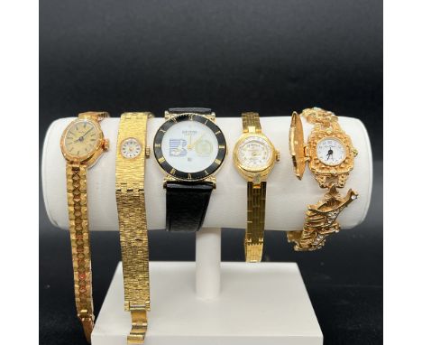 Mixed lot of old watches,
Timex watch,
Benkson watch,
Le Cat watch,
Westar quartz watch,
Caravel watch,
Avia watch,
sold as s
