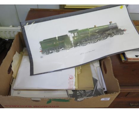After Geoffrey Wheeler GWR, No.4079 'Pendennis Castle' North Star print Various other prints of Great Western Engines, Wester