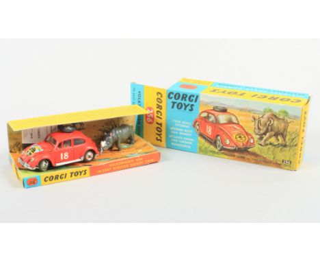 A Corgi die-cast model Volkswagen 1200 in East African Safari trim 256, in original box