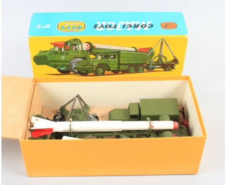 A Corgi Major die-cast model 'Corporal' missile erector vehicle, launcher and tow truck, gift set No 9, in original box (rock