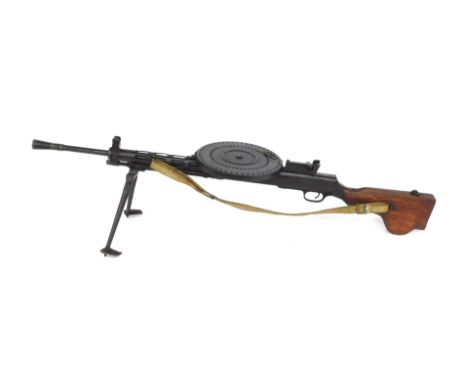 A Russian DP28 7.62mm light machine gun, barrel length 60cm, serial number K4201, with deactivation certificate numbered 1776