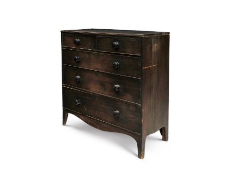 A GROUP OF VARIOUS DOMESTIC FURNITURE   18TH AND 19TH CENTURY  Comprising a chiffonier, 95cm wide a chest of drawers, 115cm w