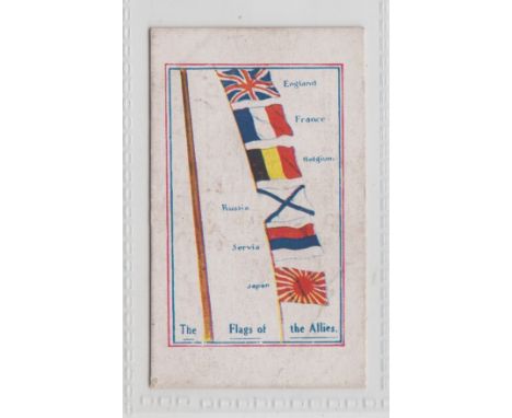 Trade card, Wakeford, Army Pictures, Cartoons etc, type card, The Flags of the Allies (slightly grubby, gd) (1)