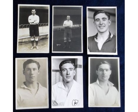 Postcards, Football, Tottenham Hotspur, a collection of six RP portrait cards inc. Bliss, Cantrell, Blanchflower(2 different)