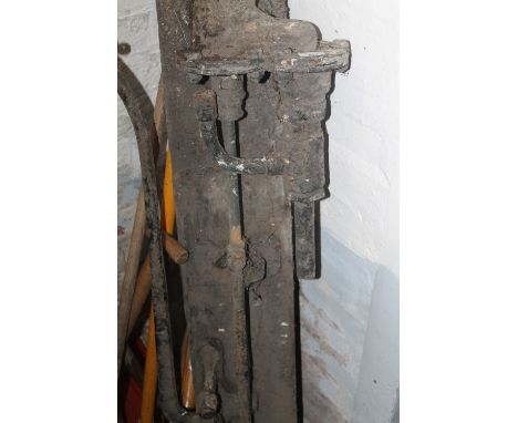 A VINTAGE CAST WATER PUMP
