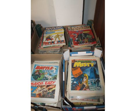 FANTASTIC' COMIC UK 1967-68, not quite a complete run from #1 18th February 1967 - #89 26th Oct 1968, missing #41, 52, 64, 69