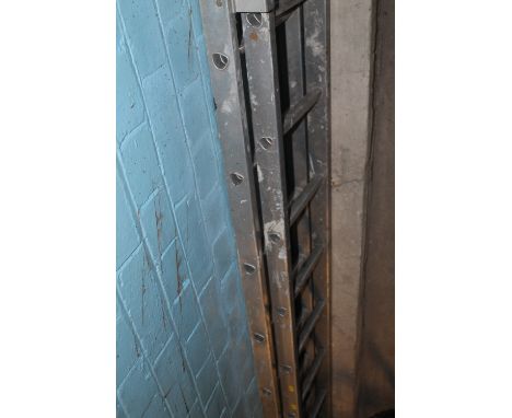 A LARGE ROOF LADDER