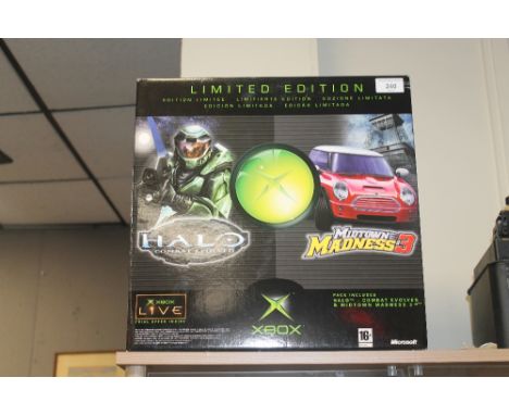 A BOXED X-BOX CONSOLE